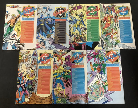 Who's Who The Definitive Directory of the DC Universe 1-7 Comic Lot Dave Stevens