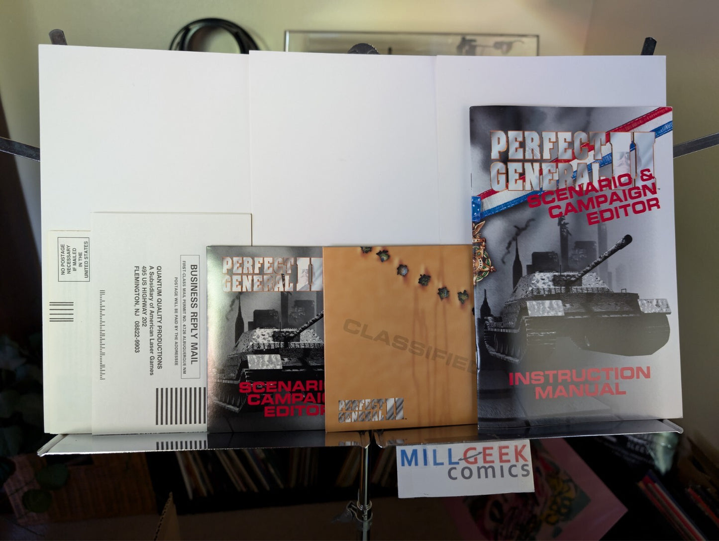 Perfect General II, Big Box with all manuals, NO CD-ROM QQP 1994 PC JD