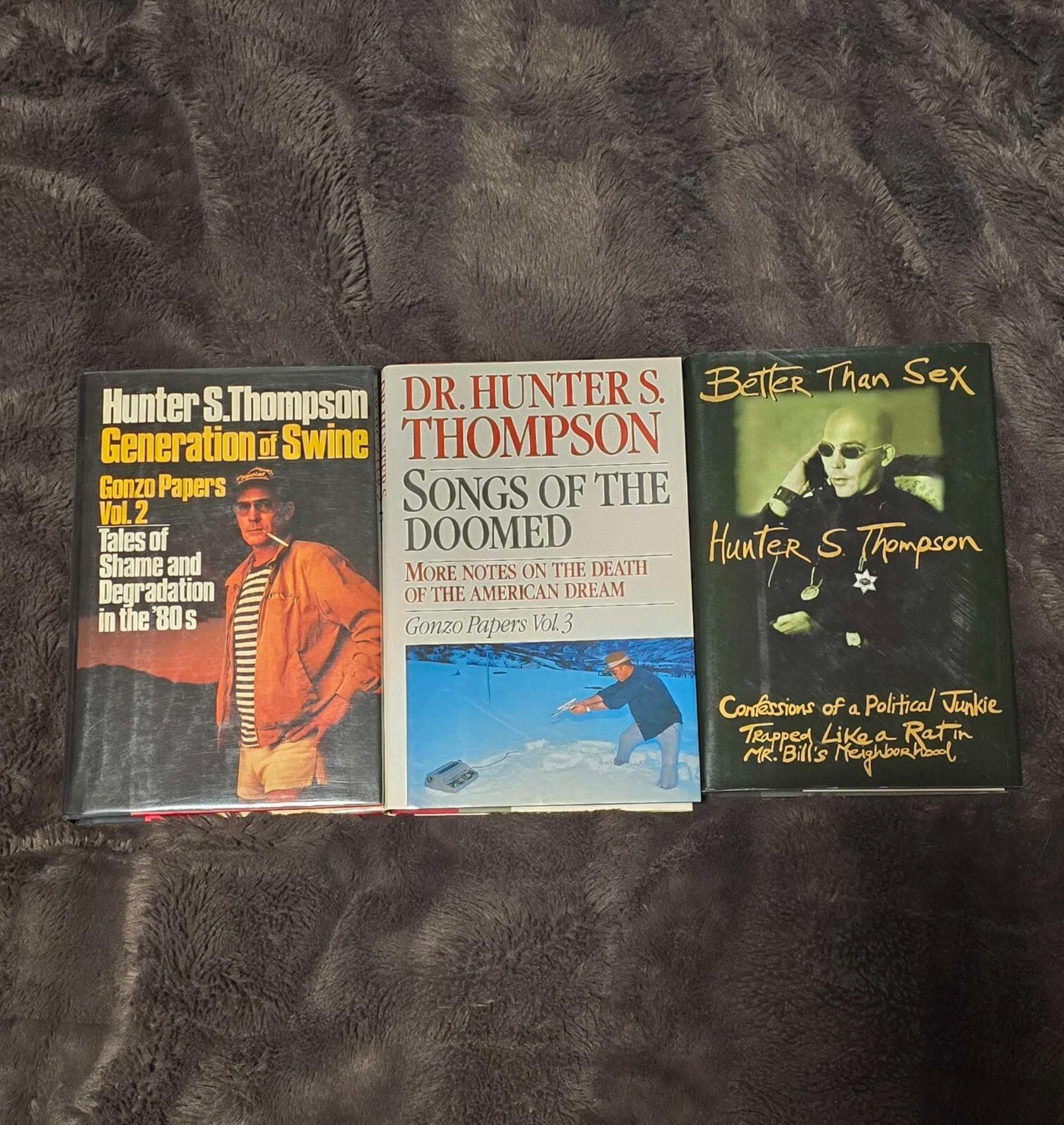 Gonzo Papers Volumes. 2-4 By Hunter S. Thompson (1980-1994)