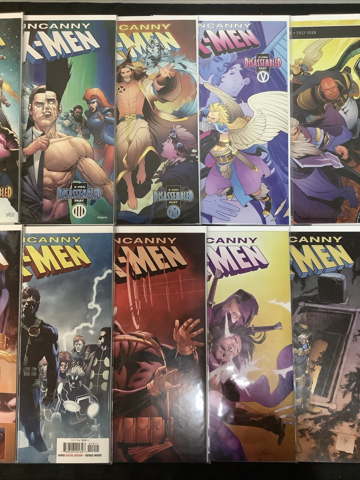 Uncanny X-Men #1-22 + Annual #1 (Missing #20) Comic Lot, Marvel Comics, 2019