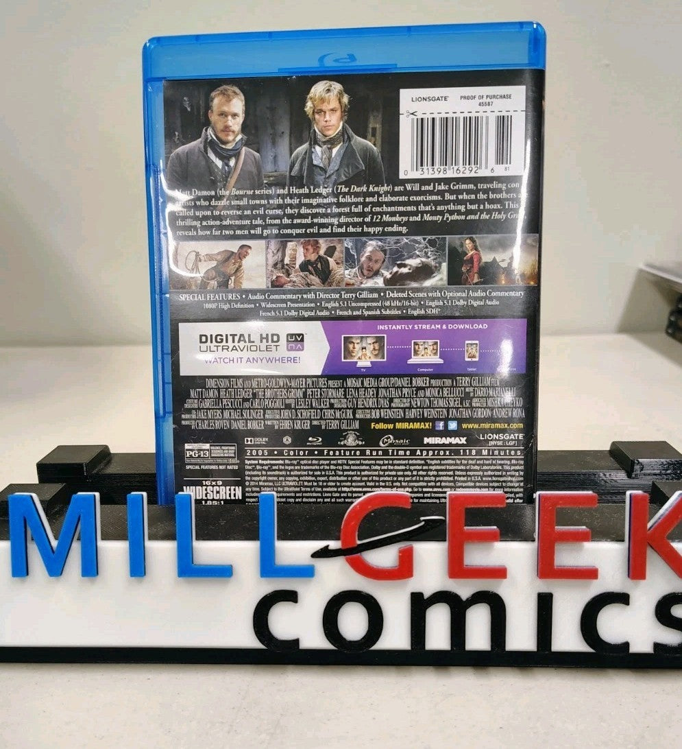 Terry Gilliam's The BROTHERS GRIMM (2005) Blu-ray Heath Ledger Matt Damon JD