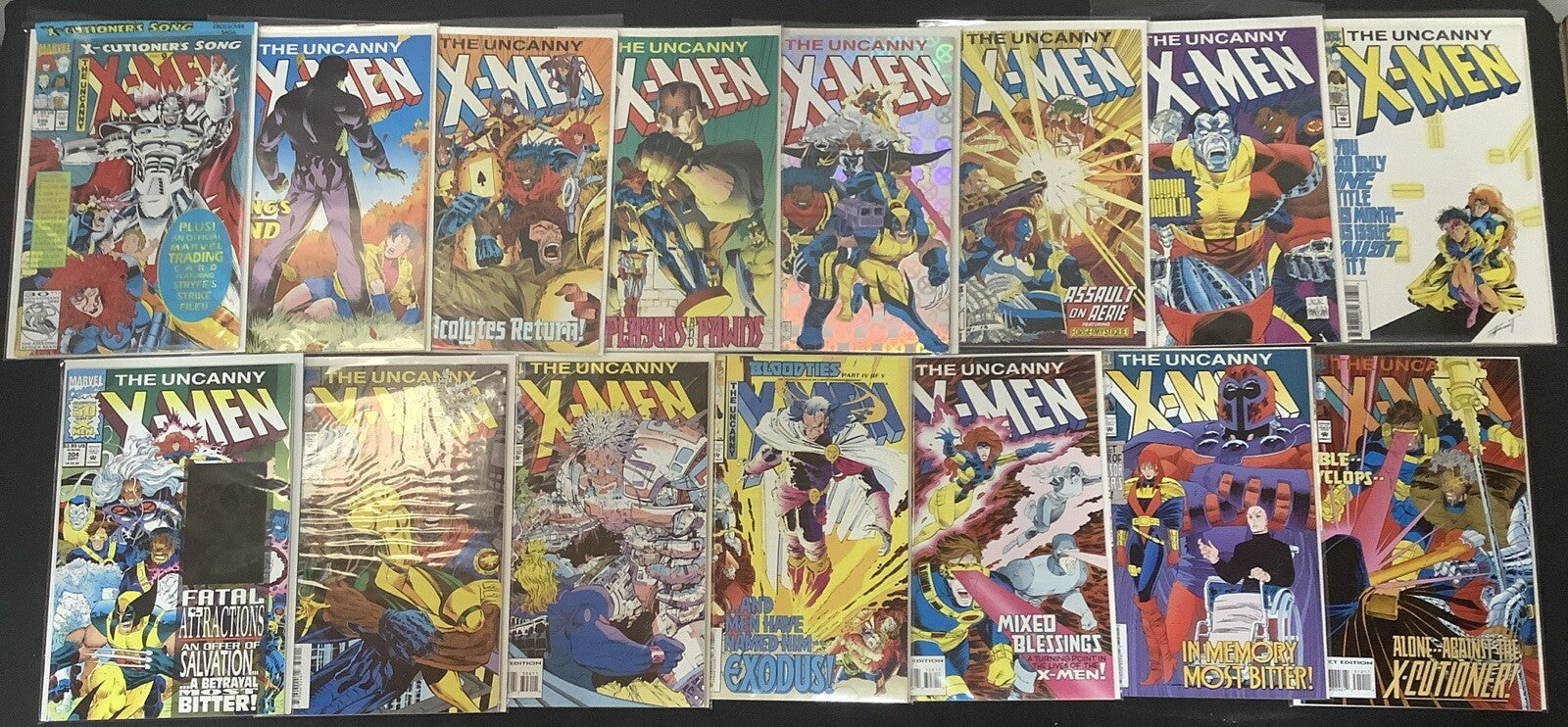 Uncanny X-Men #281-340 Comic Lot, 1st App Bishop And Bastion, Generation X