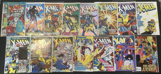 Uncanny X-Men #281-340 Comic Lot, 1st App Bishop And Bastion, Generation X
