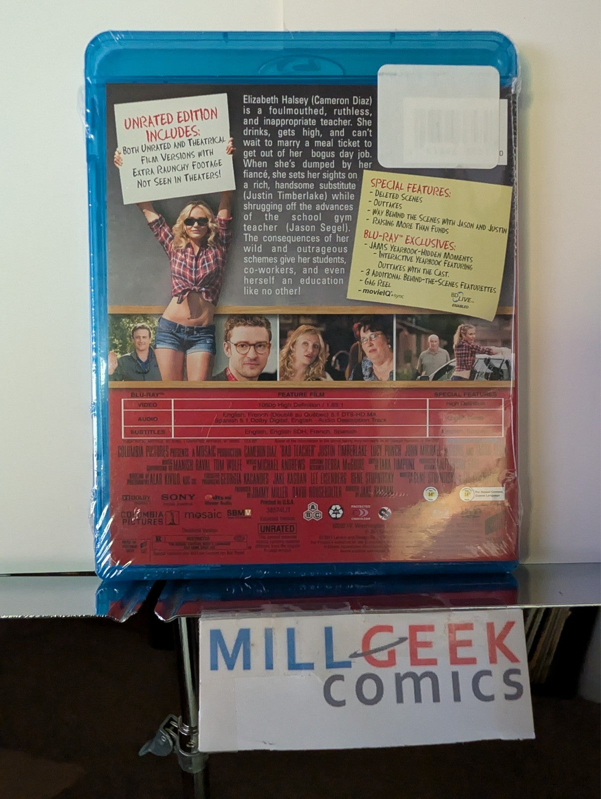 Grown Ups / Bad Teacher, 2 Comedy Movie Set (Blu-ray) -JD