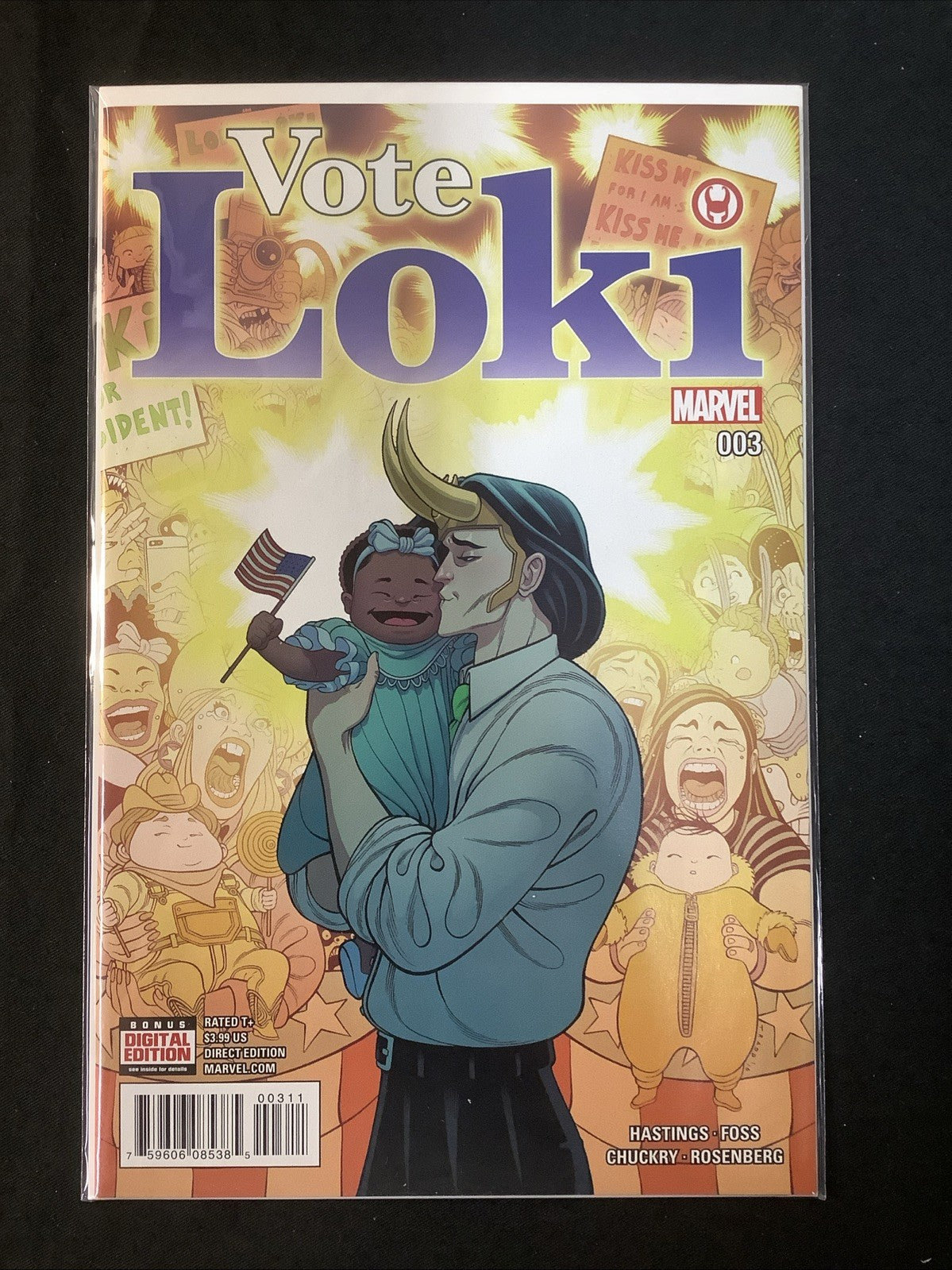 Vote Loki #1-4 Complete Comic Set, Marvel, Hastings/Foss/Chuckry, Disney+