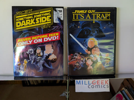 Family Guy Something Something Dark Side & It's A Trap (DVD) Like New-JD