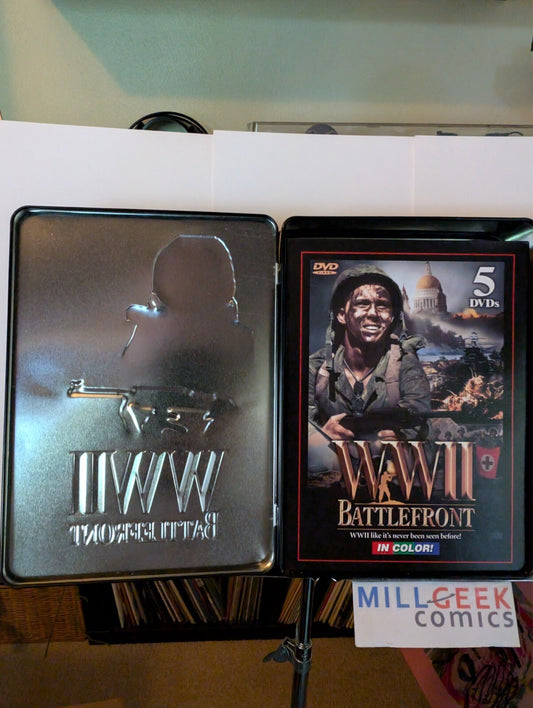 WWII Battlefront (DVD) Like New Tin Case 5 Discs JD