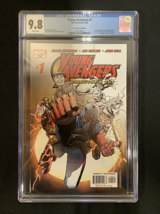 Young The Avengers Director's Cut #1 (Marvel Comics 2005) CGC Graded 9.8 (NM/M)