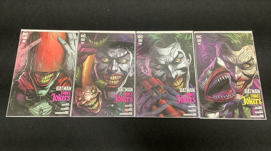 Three Jokers Variant Comic Set #1-3, Covers E F G + #1 2nd Print Variant, DC