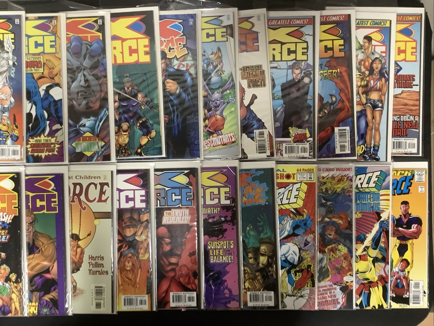 X-Force Comic Lot: See Description And Photos For Details, 84 Comics Total