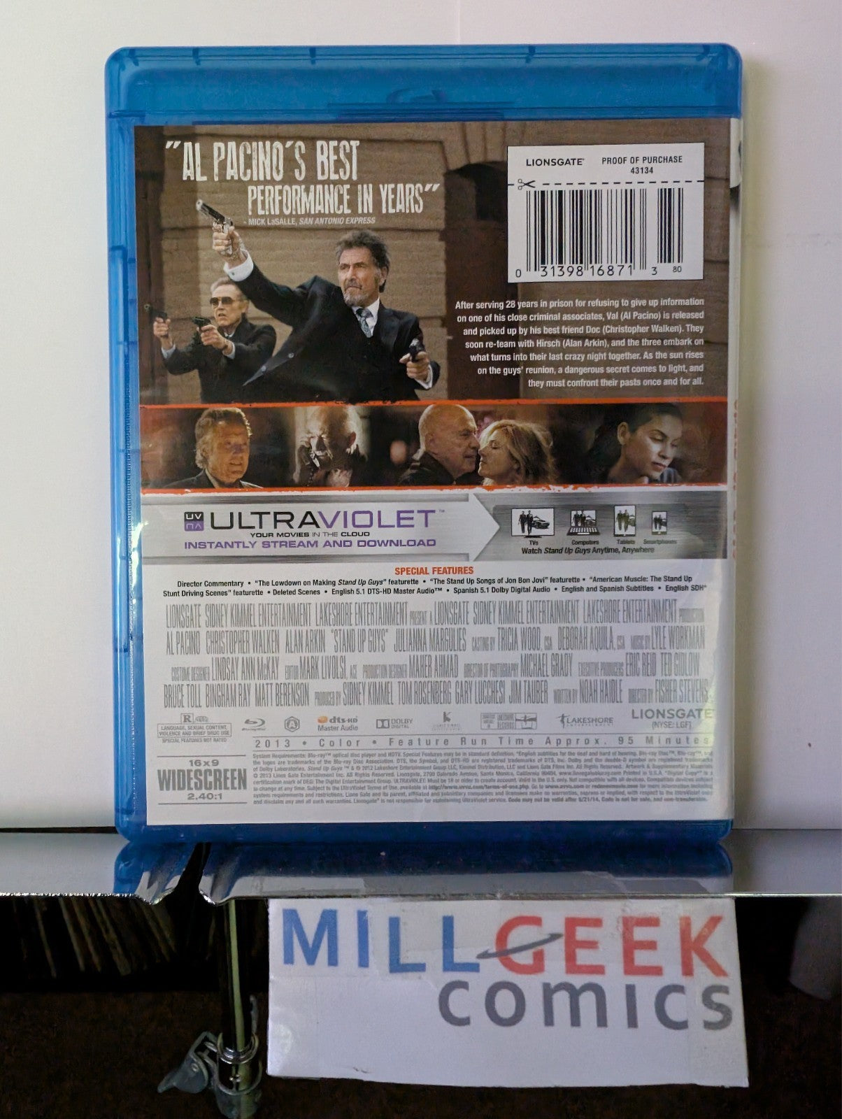 Stand Up Guys, Al Pacino & Christopher Walken (Blu-Ray 2012) Like New -JD