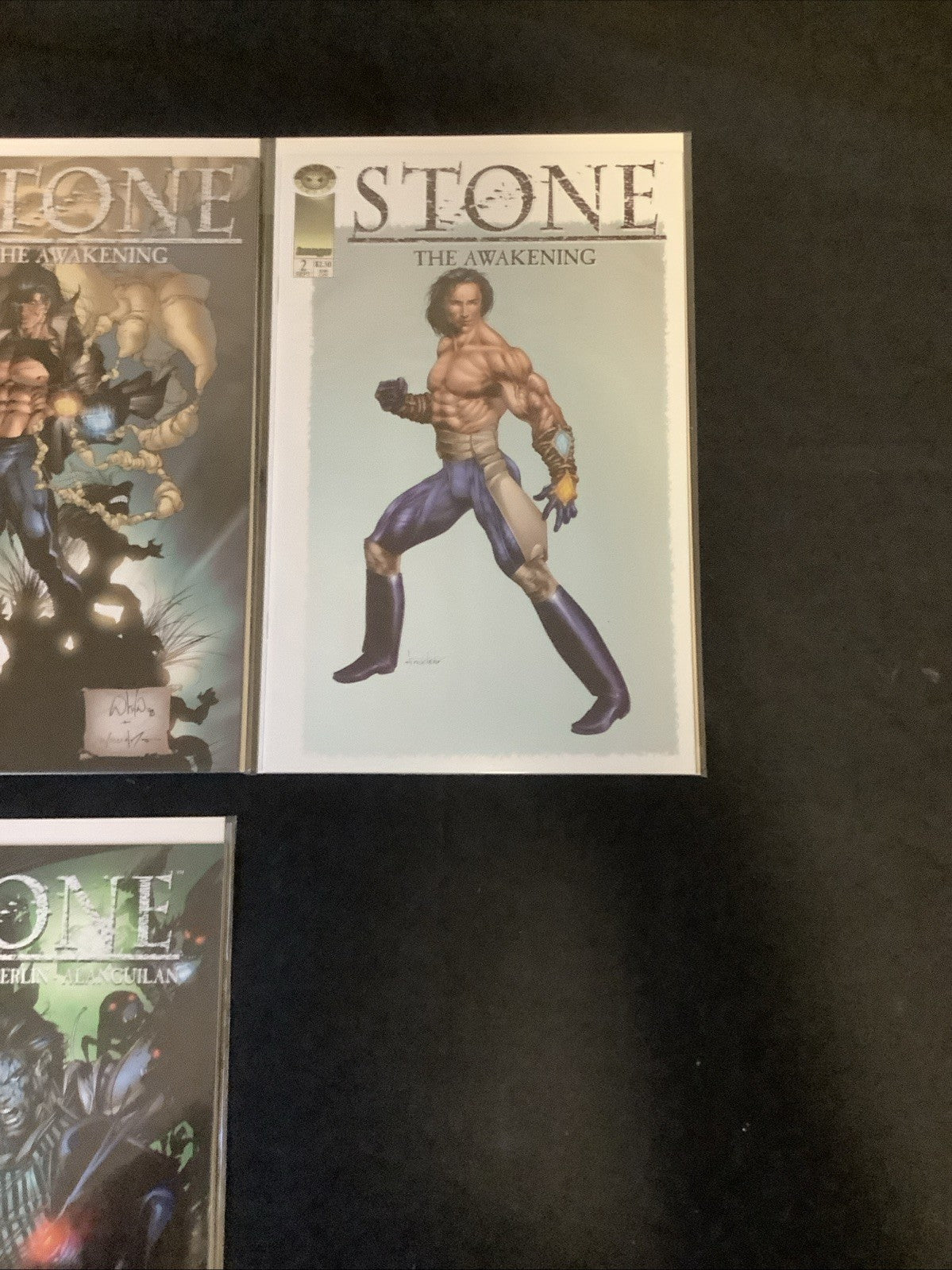 Stone The Awakening Bundle: #1-4 + Preview & Variants, Vol.2 #1 (8 Comics Total)