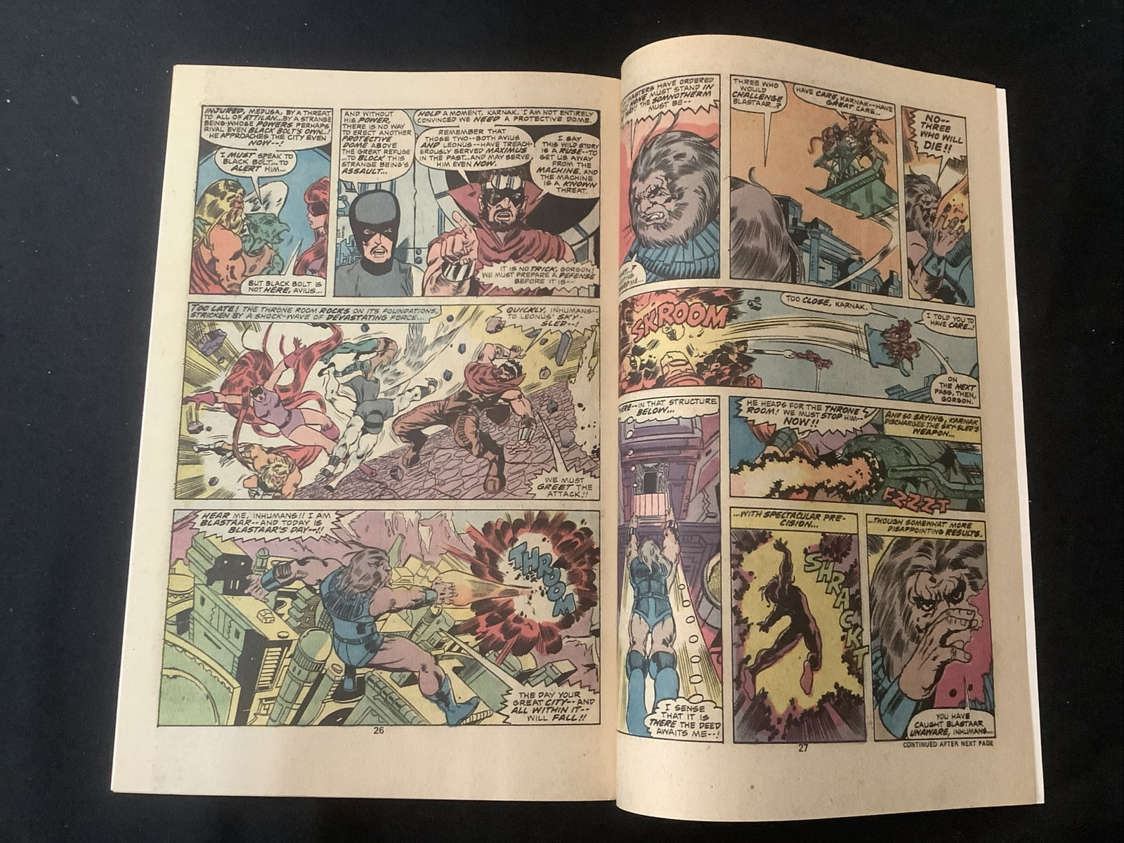 INHUMANS #1 (1975) VF+ (8.5) Doug Moench/George Perez, “Spawn Of Alien Heat”