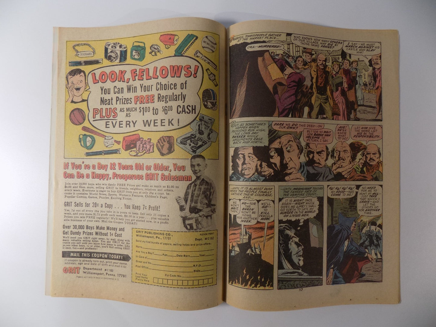 Tomb of Dracula #5 Marvel Comic Very Fine- November 1972