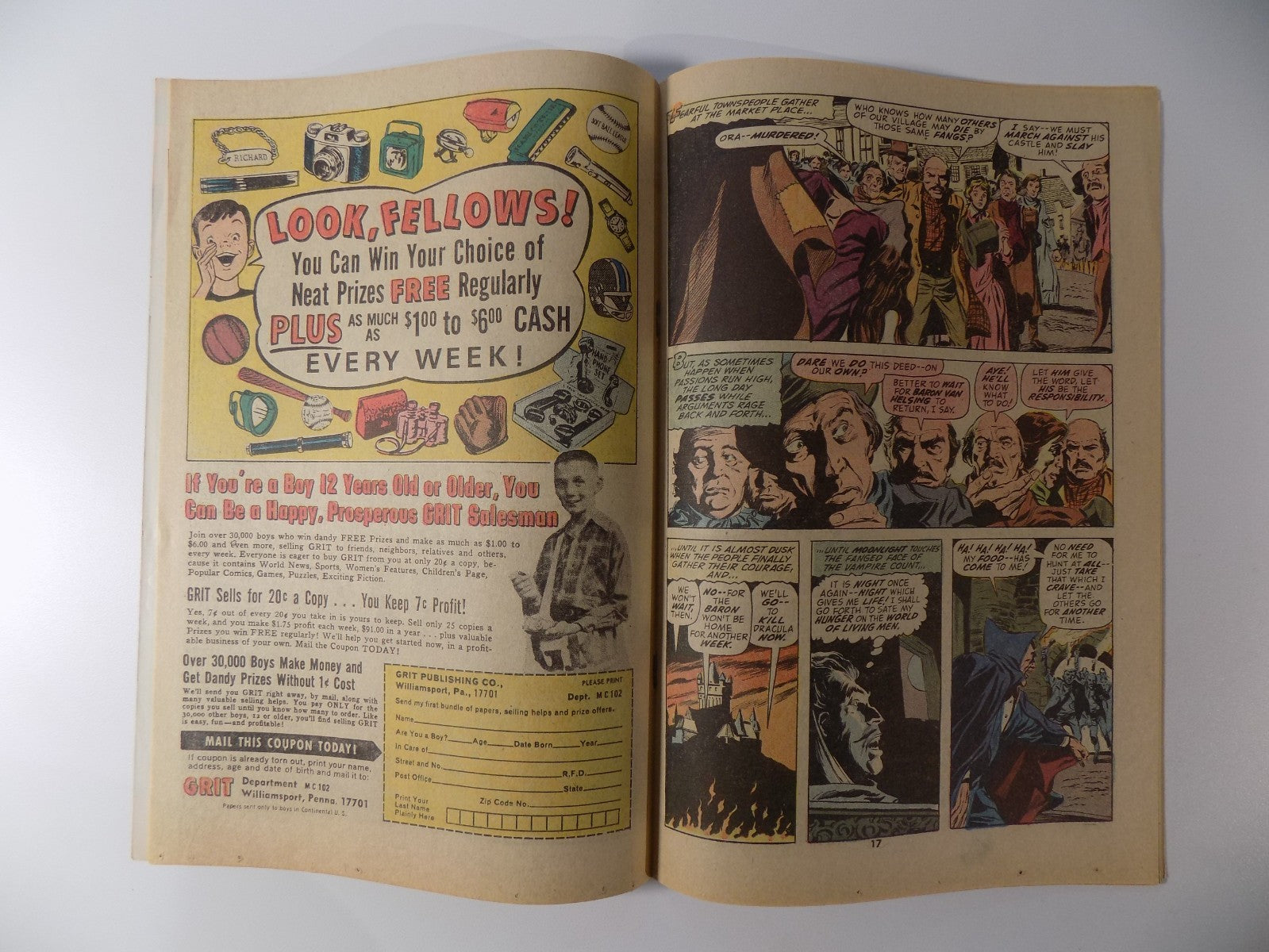 Tomb of Dracula #5 Marvel Comic Very Fine- November 1972