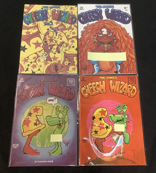 The Complete Cheech Wizard #1-4 Full Set, Rip Off Press, Vaughn Bode, 1986