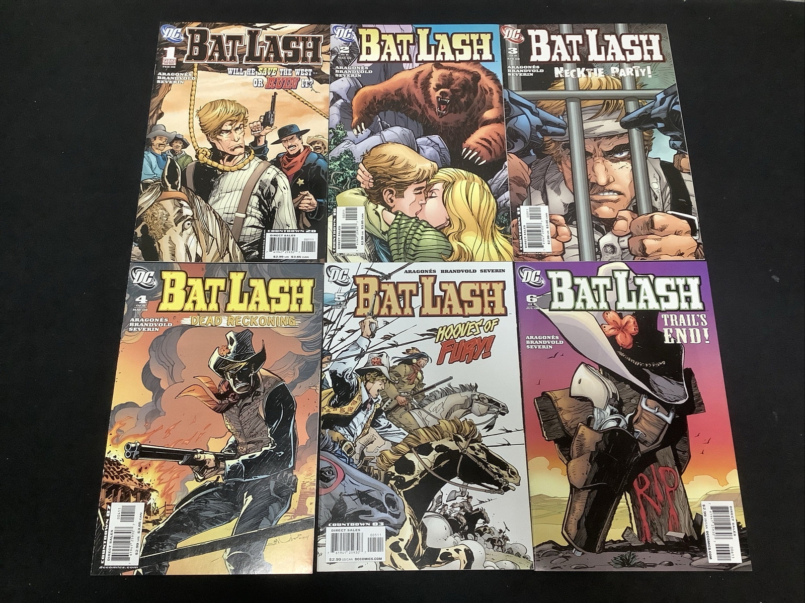 Bat Lash #1-6 Complete Comic Set, DC Comics, Sergio Aragones, 2008