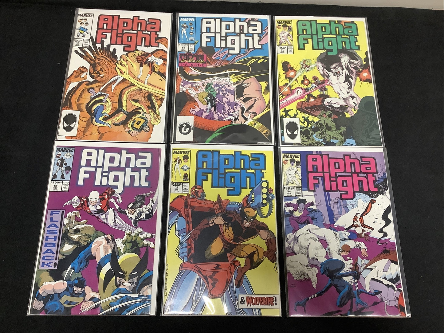 Alpha Flight #49-54 Marvel Comics