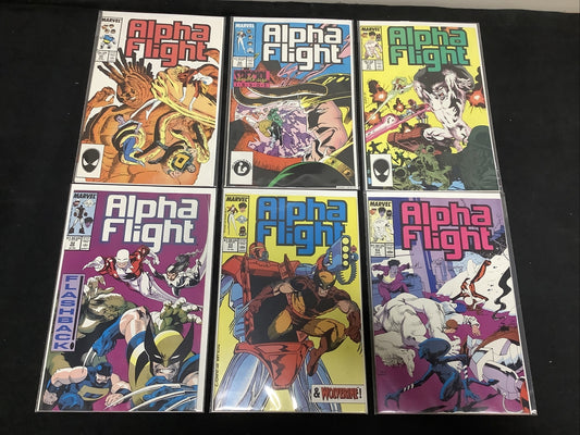 Alpha Flight #49-54 Marvel Comics