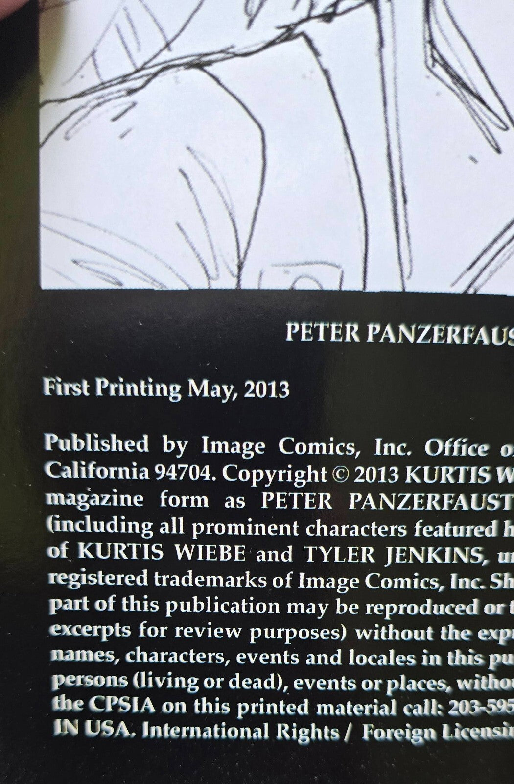 Peter Panzerfaust Lot Vol. 1-3 Wiebe/Jenkins (2x SIGNED with sketch! 2013-2014)