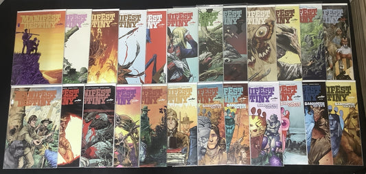 Manifest Destiny #1-24 Comic Lot, #1 4th Print, #2 2nd Print, #3 2nd Print