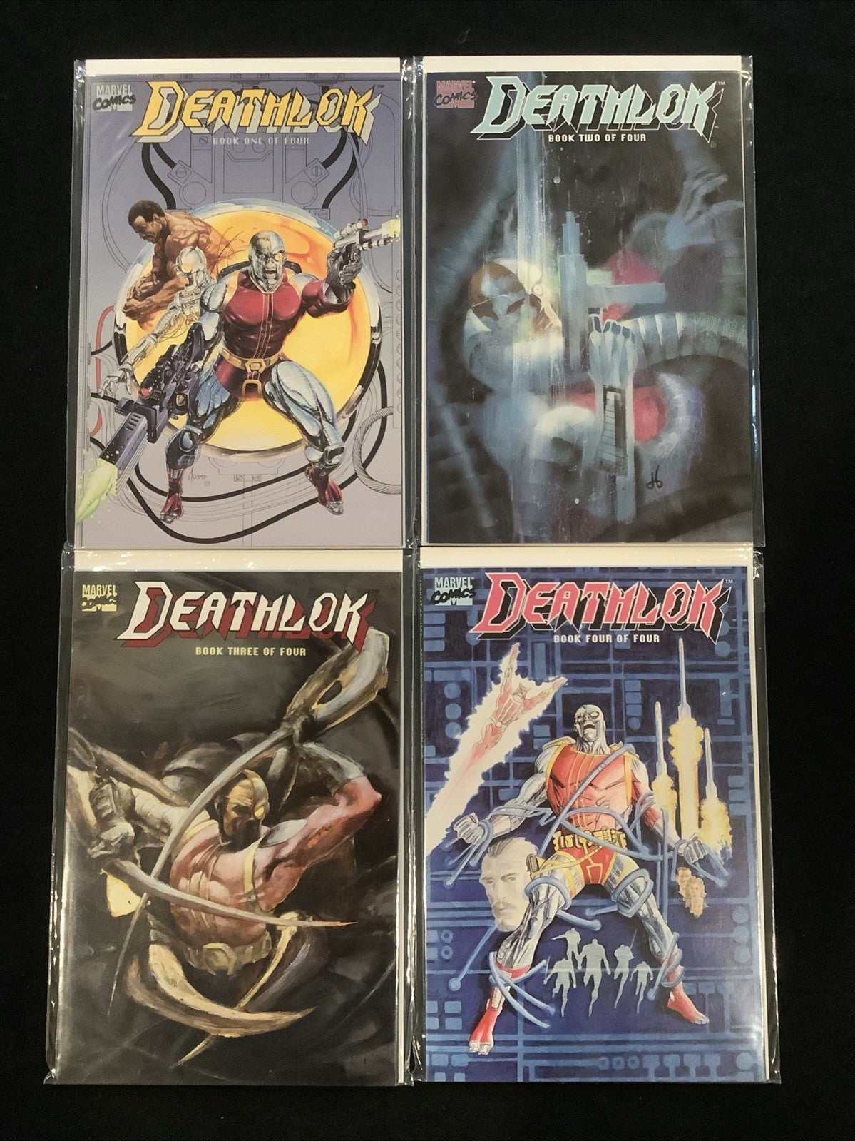 Deathlok #1-4 Complete Comic Set, Marvel Comics, Denys Cowan, Dwayne Mcduffie