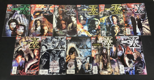 X-Files #1-11 Comic Lot, Topps, 1st App Agent Mulder & Scully In Comics, 1995