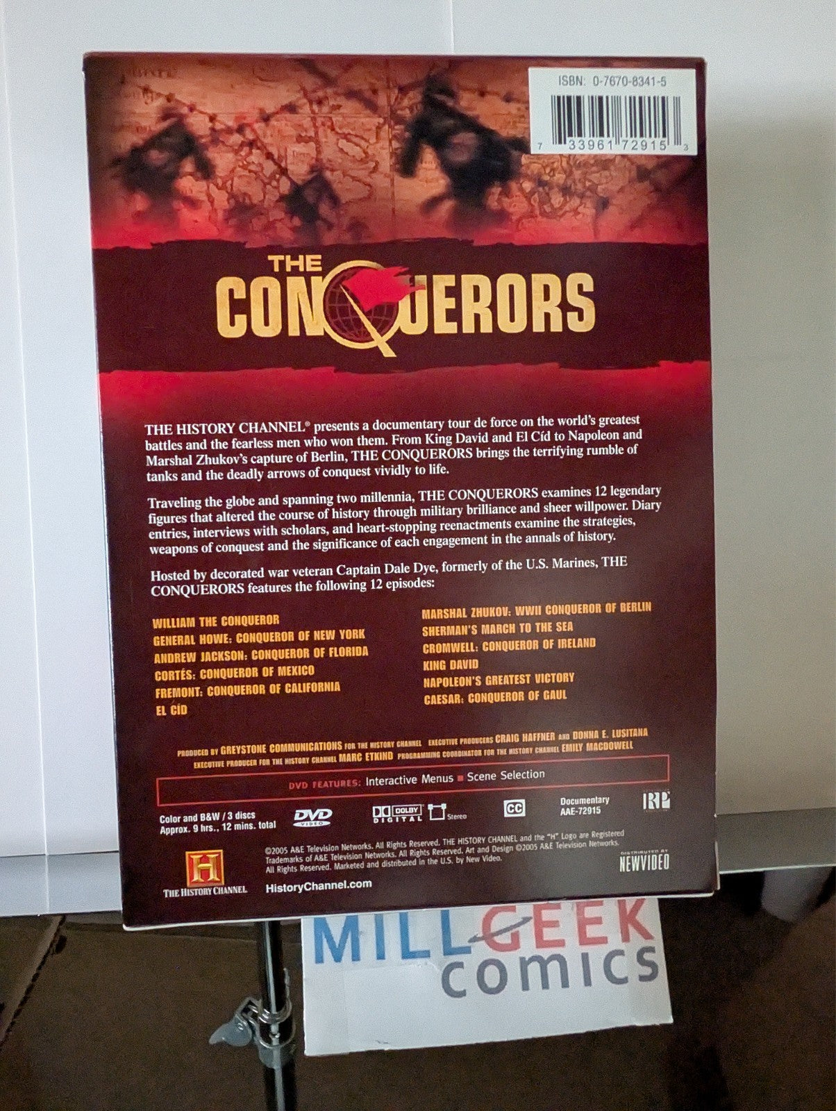 The Conquerors, History Channel (DVD) Like New -JD
