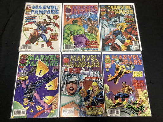 Marvel Fanfare #1-6 Complete Comic Set, Marvel, 1996 Vol.2, Jaime Campos