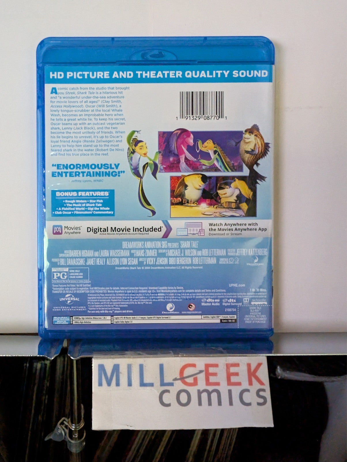 The Secret of Nimh / Princess Mononoke / Shark Tale (Blu-Ray) Like New -JD