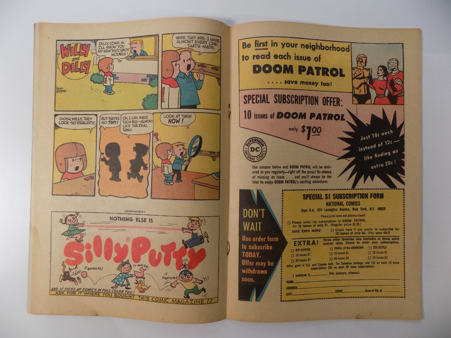 Doom Patrol #91 DC Comic Fine/Very Fine November 1964