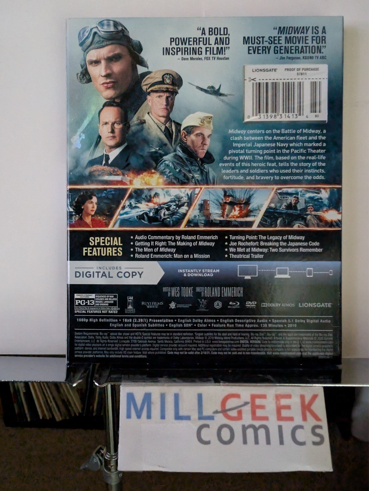 Midway: Based on Real Events (Blu-Ray) Brand New -JD