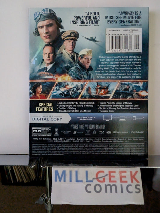 Midway: Based on Real Events (Blu-Ray) Brand New -JD