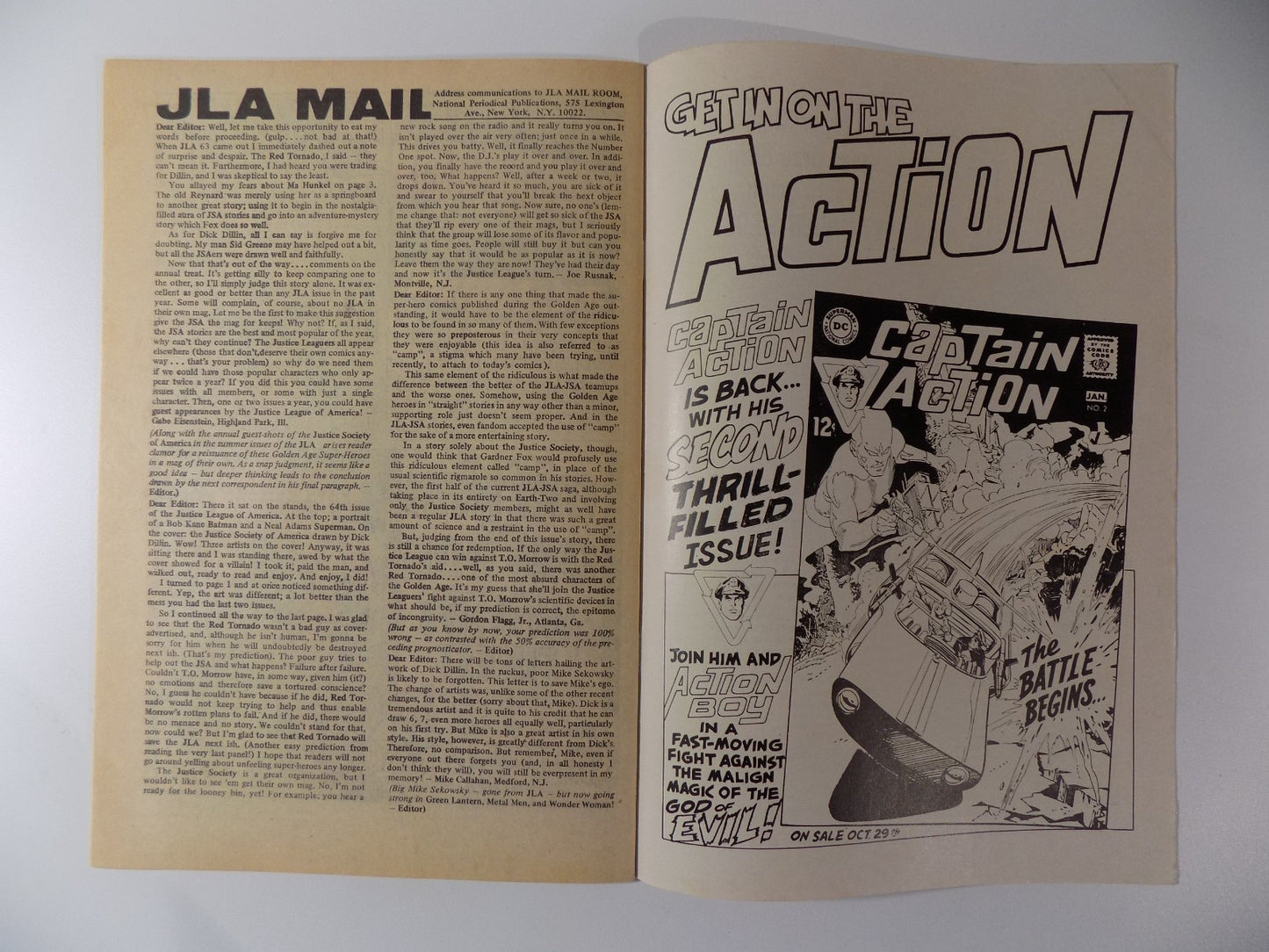 Justice League of America #68 DC Comic December 1968 Fine+