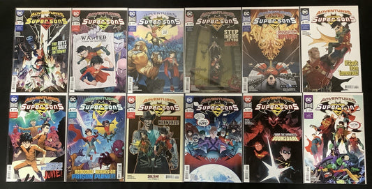 Adventures of the Super Sons #1-12 Complete Comic Set, DC Comics, Tomasi
