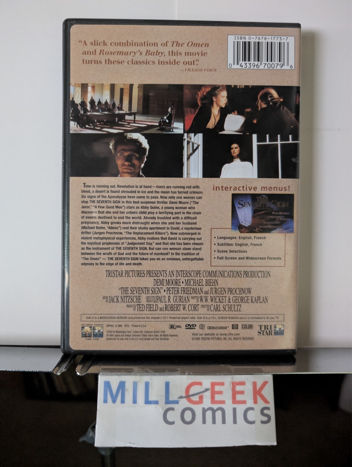 The Seventh Sign / The Cell, 2 Movie Collection (DVD) Like New -JD