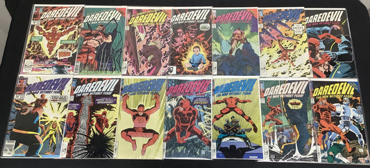 Daredevil 261-275 (missing #268) Comic Lot, 1st App Blackheart, John Romita Jr.