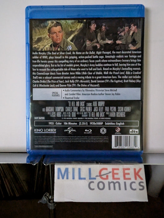 To Hell and Back, Audie Murphy (Blu-Ray) Like New -JD
