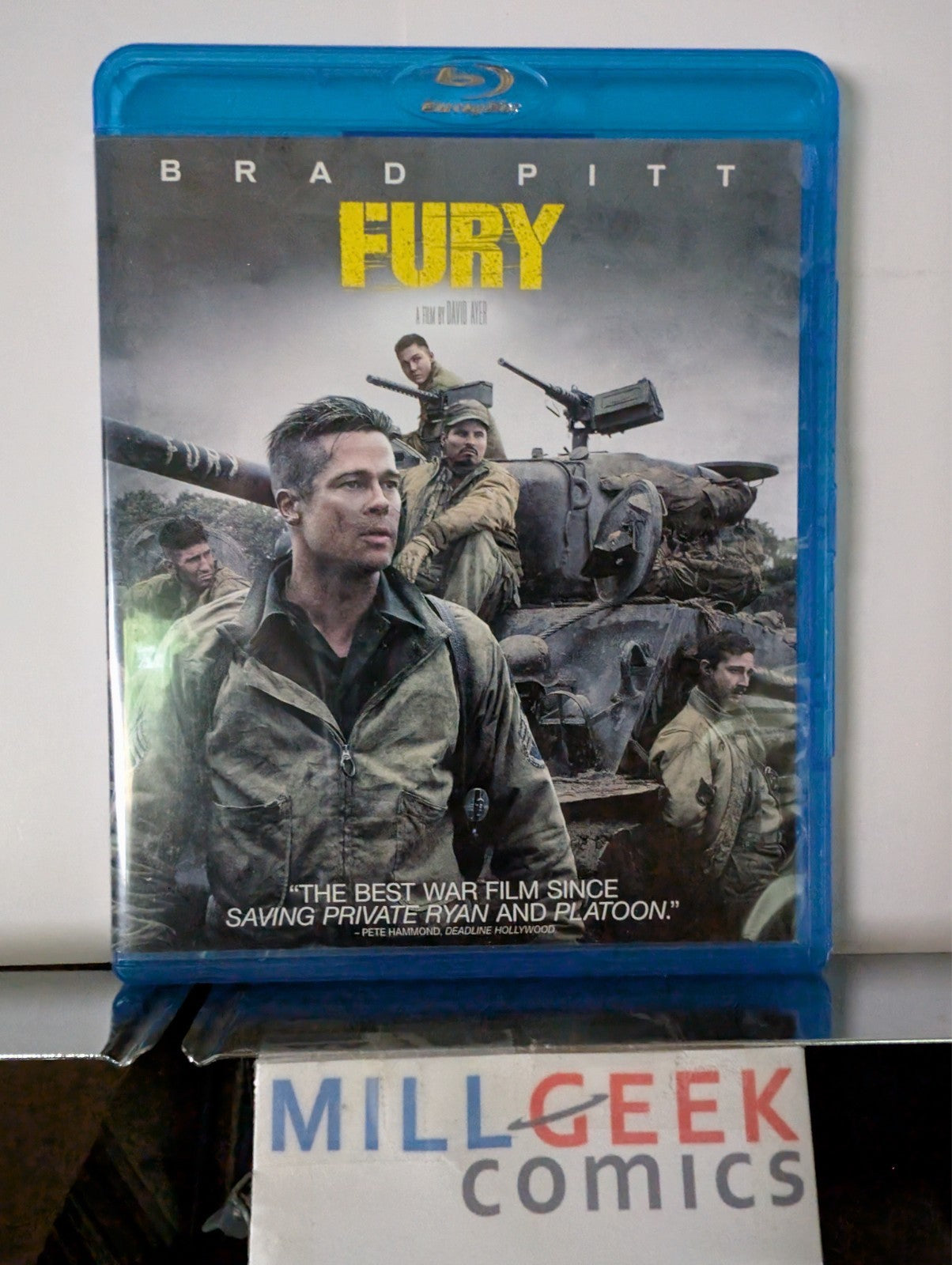 Valkyrie / Fury, Tom Cruise & Brad Pitt, 2 Movie Set (Blu-Ray) Like New -JD
