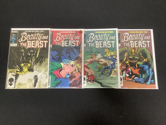Beauty And The Beast #1-4 Complete Comic Mini-series, Marvel, #2 Newsstand