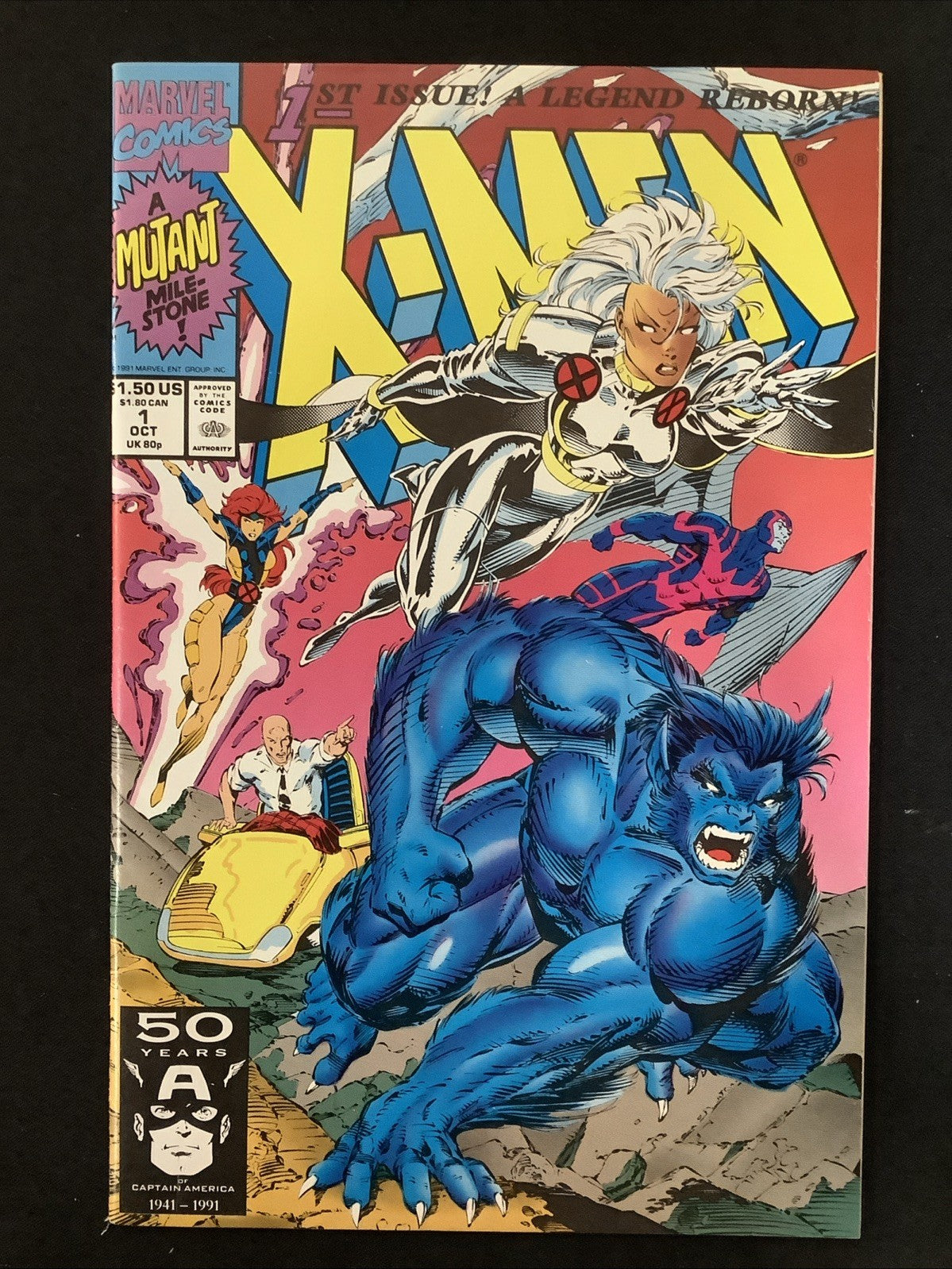 X-Men #1-24 Comic Lot, Marvel Comics, 1st App Omega Red, #1 Cover A, Jim Lee