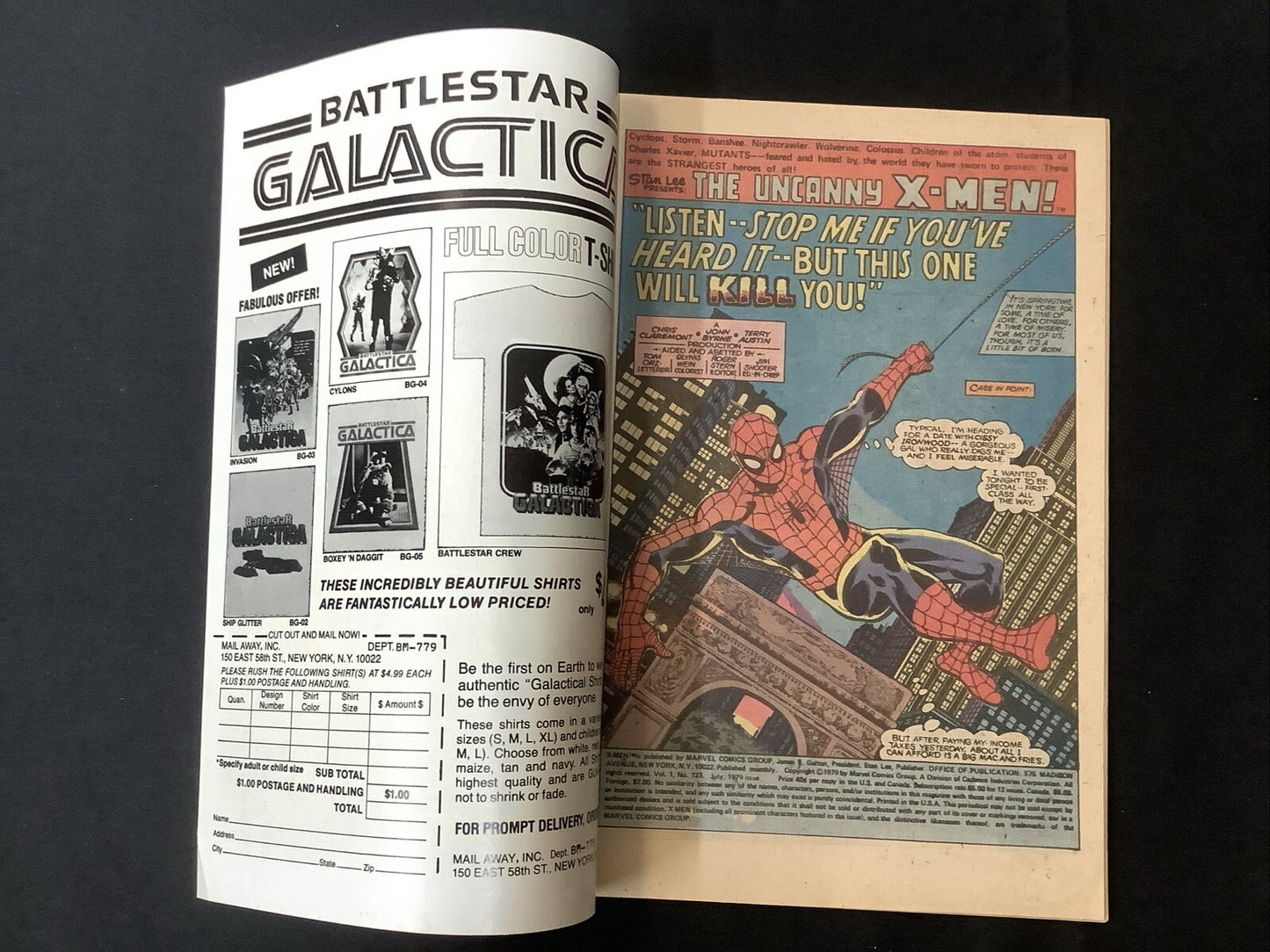 Uncanny X-Men #123 (1979) VF- (7.5) Chris Claremont/John Byrne, Newsstand