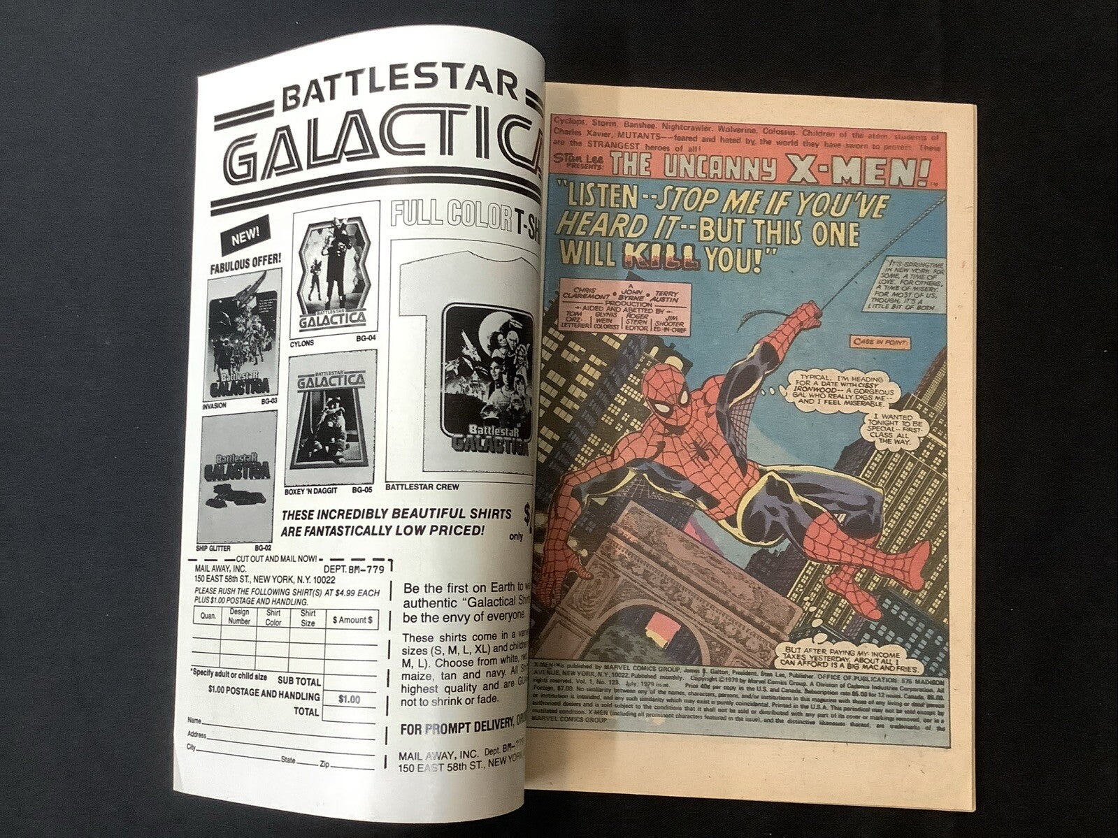 Uncanny X-Men #123 (1979) VF- (7.5) Chris Claremont/John Byrne, Newsstand