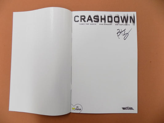 Crashdown #1 Templesmith 1:10 Variant Signed