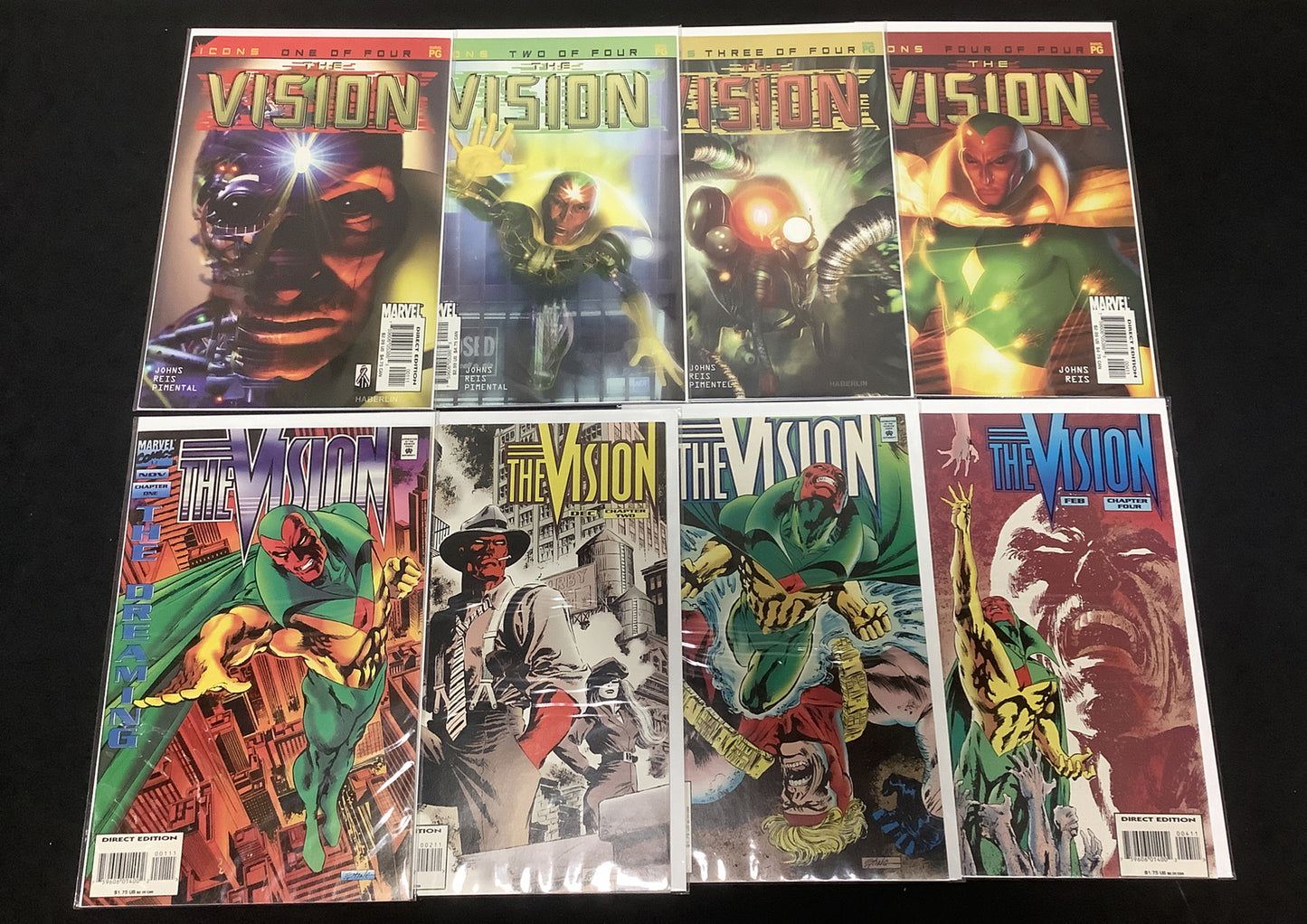 The Vision Comic Bundle: Avengers Icons Vision #1-4 + Vision (1994) #1-4, Marvel