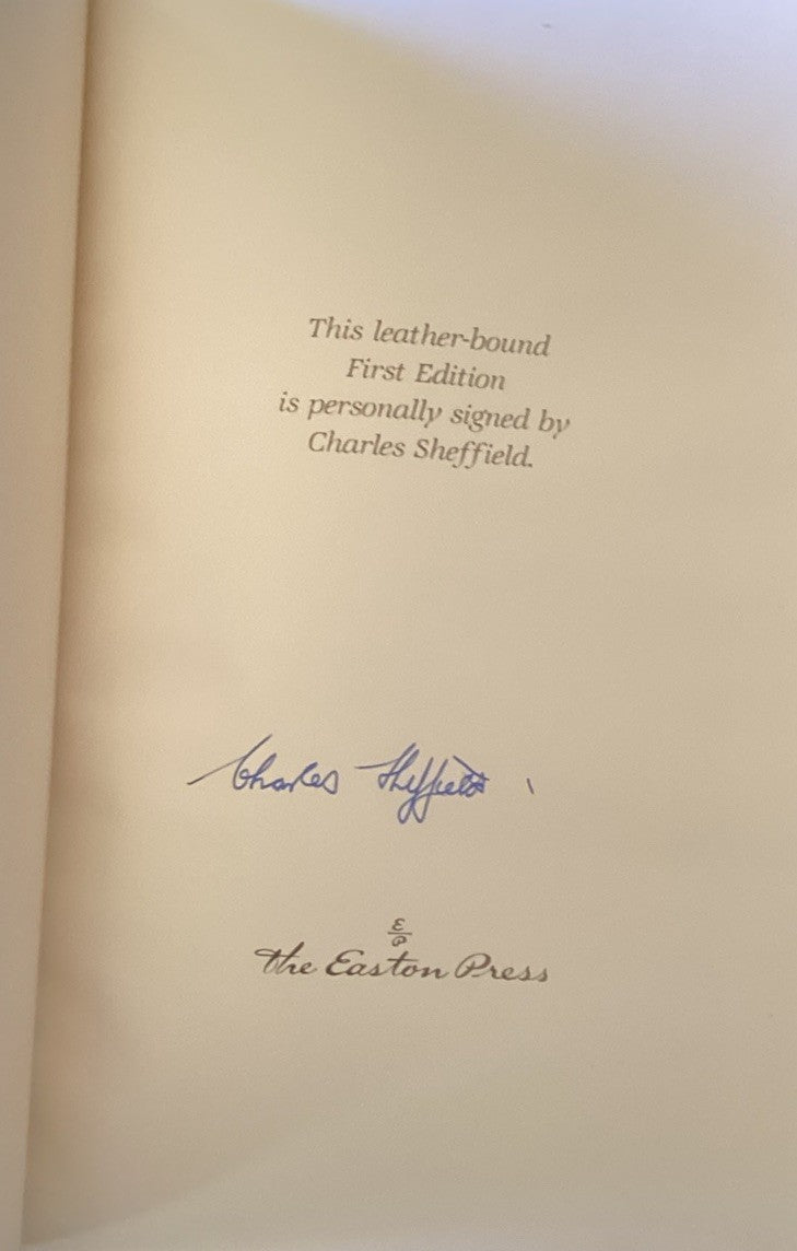 Easton Press "Divergence" FIRST EDITION & SIGNED 1991 Charles Sheffield JD