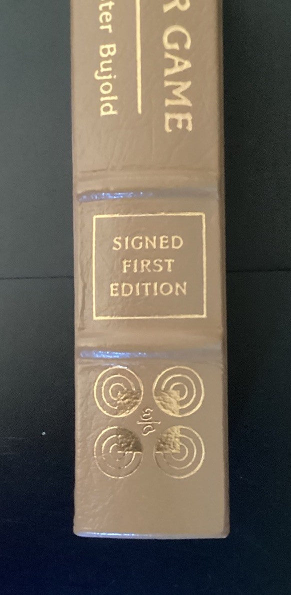 SIGNED Easton Press THE VOR GAME Lois McMaster Bujold 1990 1ST LEATHER RARE JD