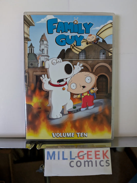 Family Guy Volume Ten, Season Eleven, Season Twelve (DVD) Like New -JD