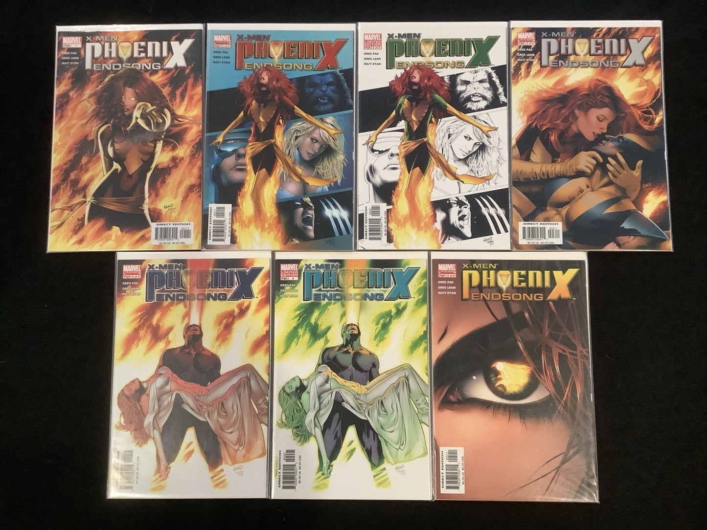 X-Men: Phoenix Endsong #1-5 + Variants Complete Comic Set, Marvel, Greg Pak