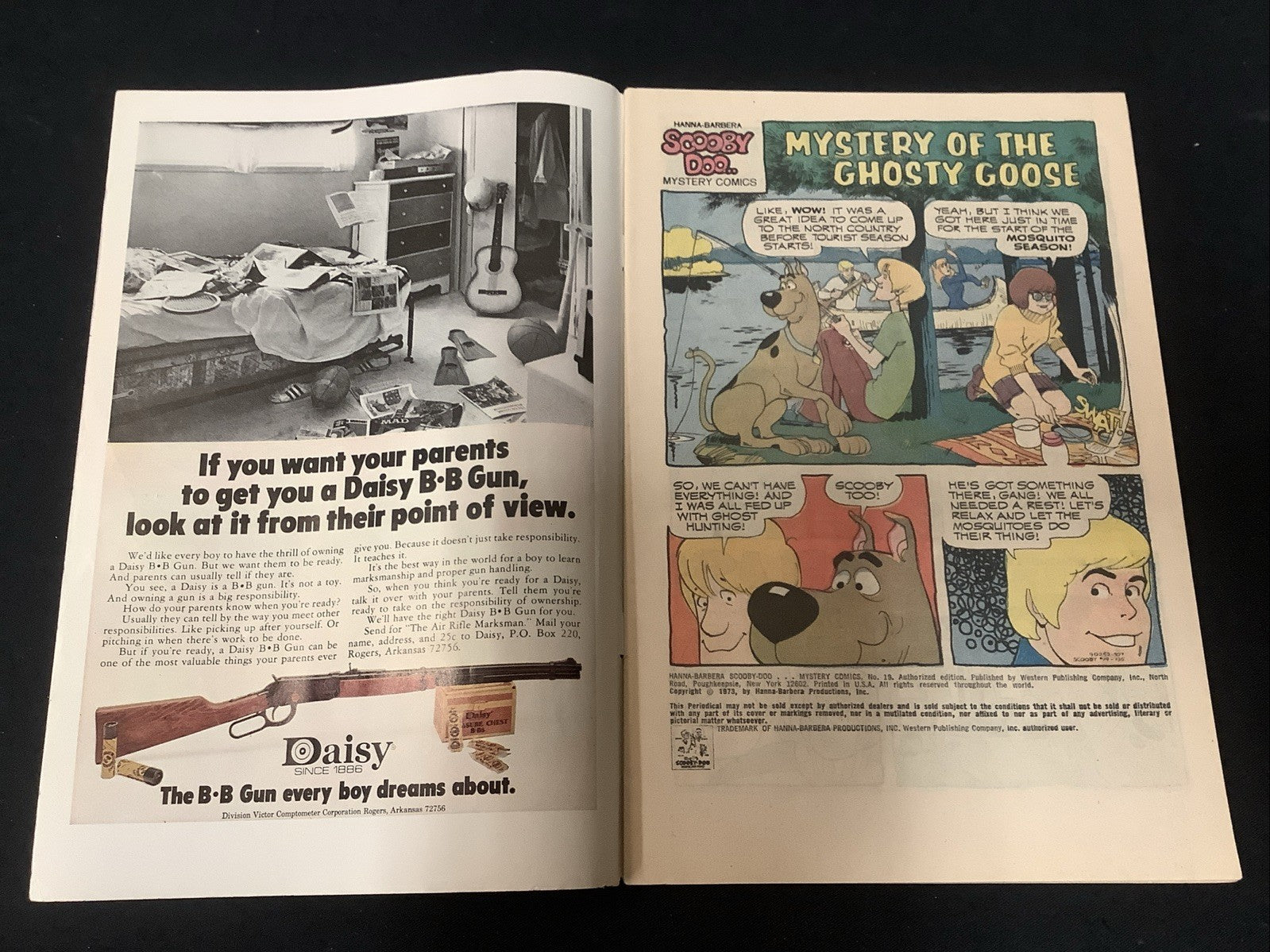 Scooby Doo #19 (Gold Key 1973) VG/F (5.0) Mystery Of The Ghosty Goose
